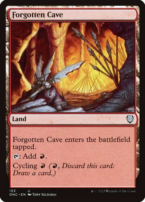 Forgotten Cave - Phyrexia: All Will Be One Commander Uncommon Card