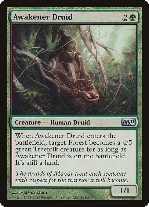 Awakener Druid - Magic 2011 Uncommon Card