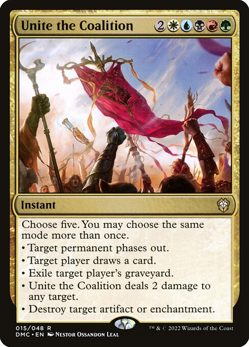 Unite the Coalition - Dominaria United Commander Rare Card