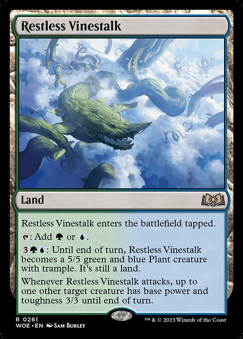 Restless Vinestalk - Wilds of Eldraine Rare Card