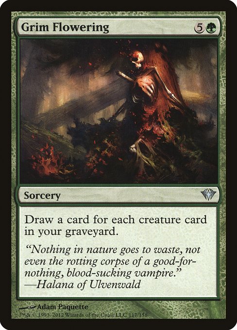 Grim Flowering - Dark Ascension Uncommon Card