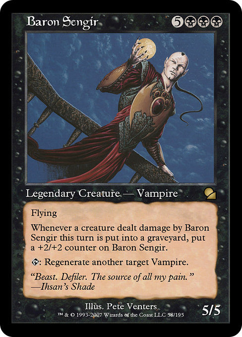 Baron Sengir - Masters Edition Rare Card