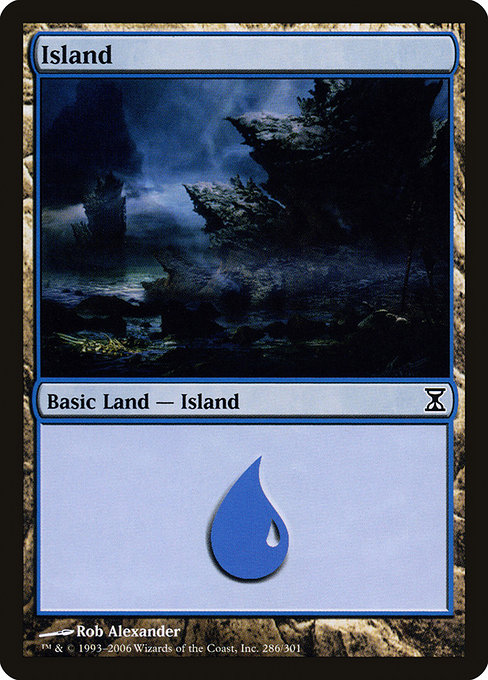 Island - Time Spiral Common Card