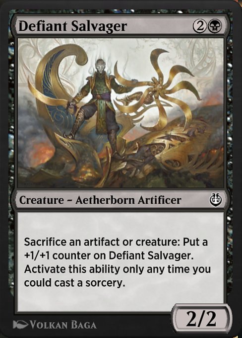 Defiant Salvager - Kaladesh Remastered Common Card