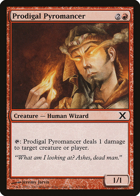 Prodigal Pyromancer - Tenth Edition Common Card