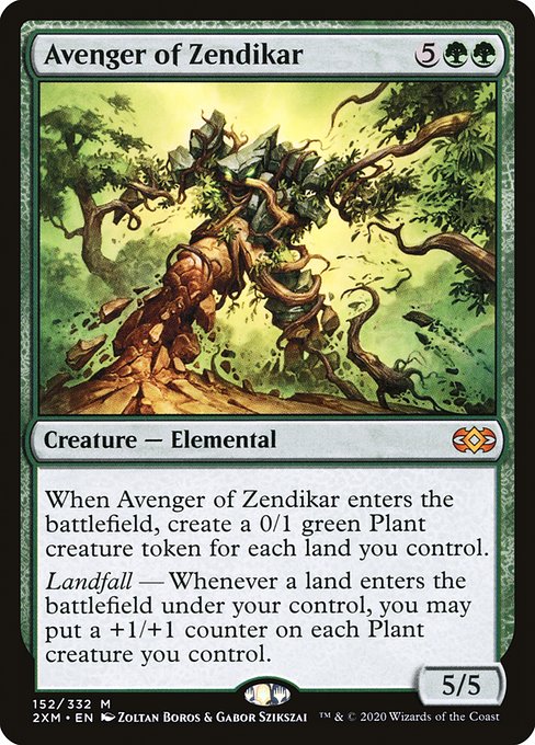 Avenger of Zendikar - Double Masters Mythic Card