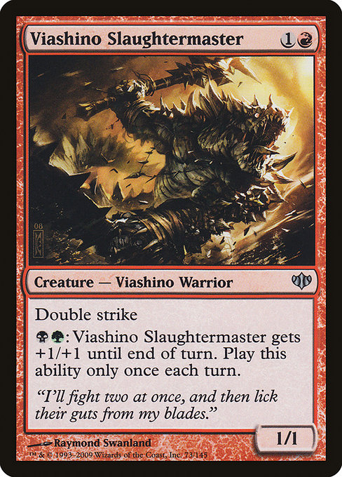 Viashino Slaughtermaster - Conflux Uncommon Card