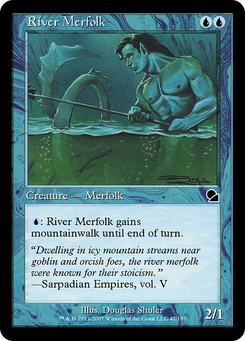 River Merfolk - Masters Edition Common Card