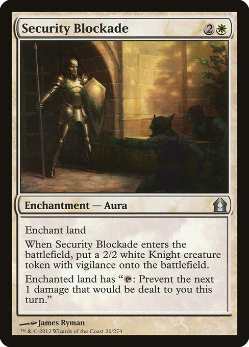 Security Blockade - Return to Ravnica Uncommon Card