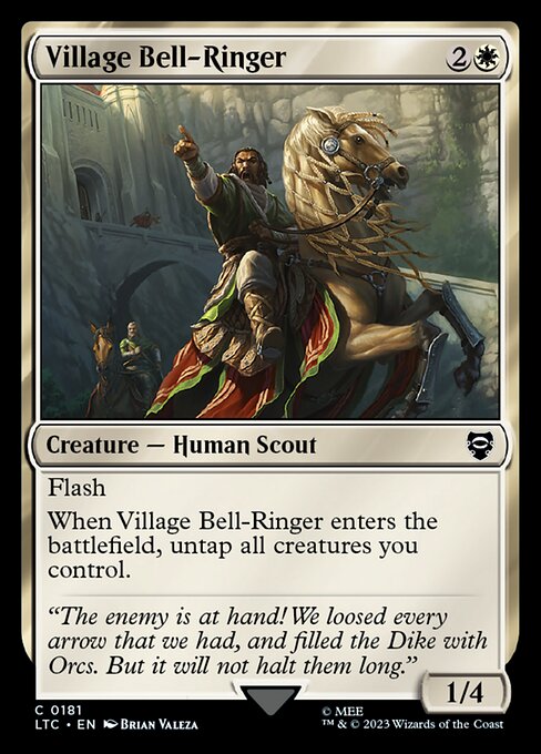Village Bell-Ringer - Tales of Middle-earth Commander Common Card