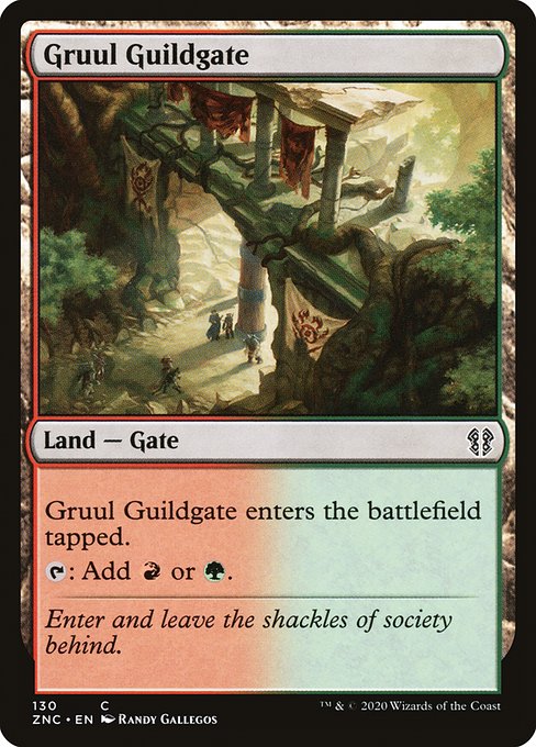 Gruul Guildgate - Zendikar Rising Commander Common Card