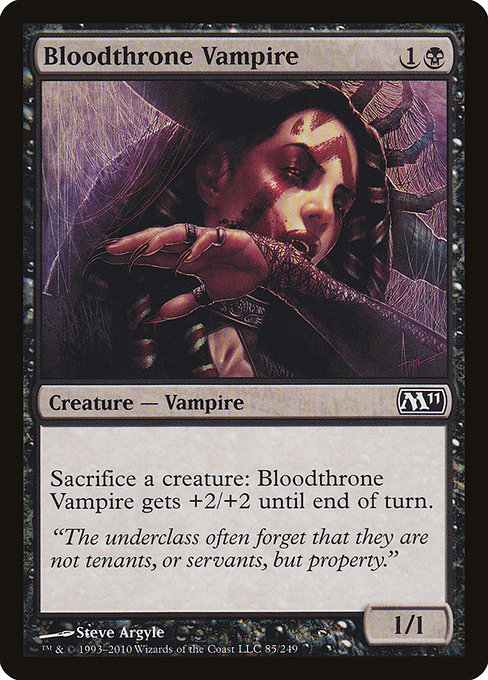 Bloodthrone Vampire - Magic 2011 Common Card
