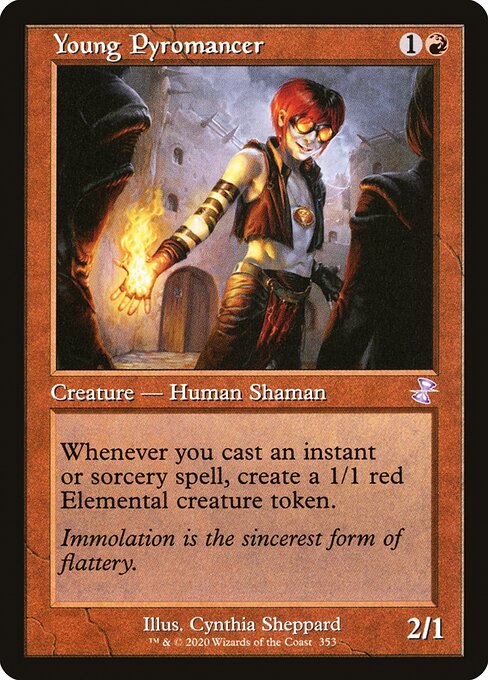 Young Pyromancer - Time Spiral Remastered Special Card