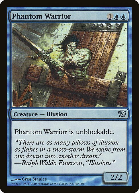 Phantom Warrior - Ninth Edition Uncommon Card