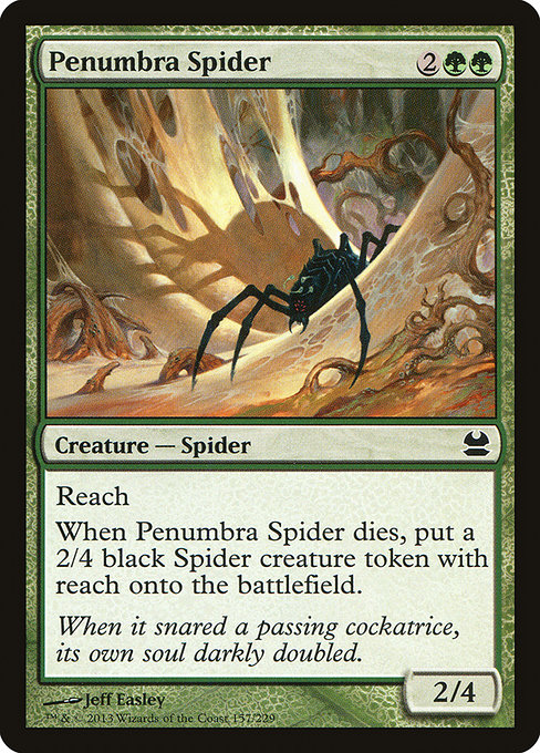 Penumbra Spider - Modern Masters Common Card