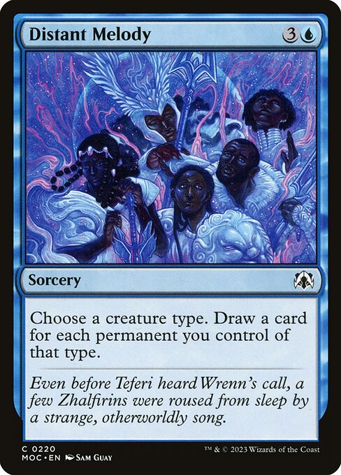 Distant Melody - March of the Machine Commander Common Card
