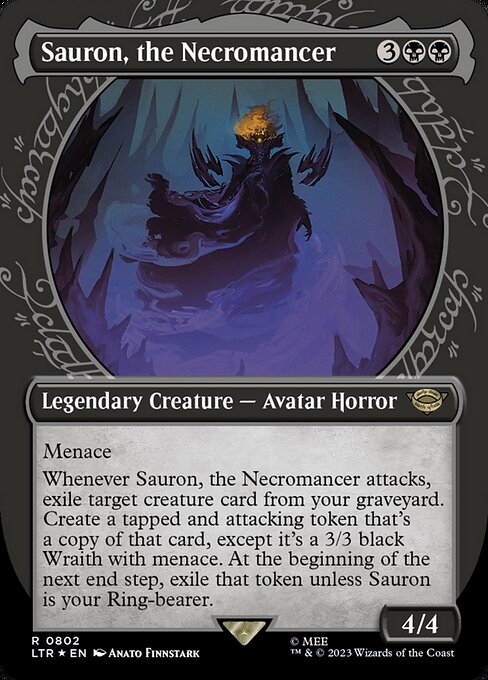 Sauron, the Necromancer - The Lord of the Rings: Tales of Middle-earth Rare Card