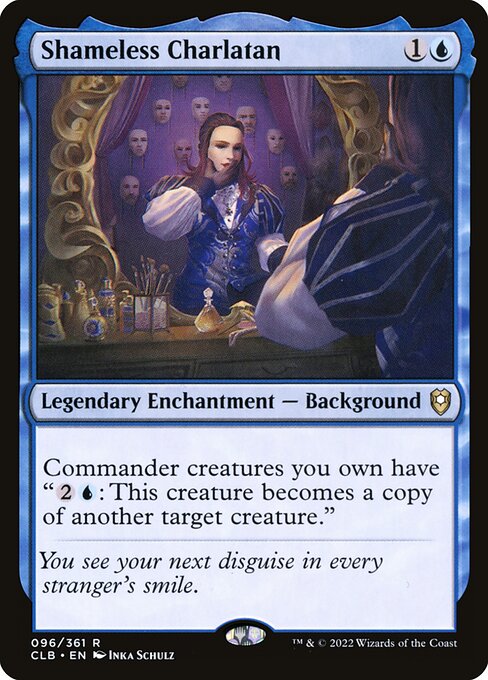 Shameless Charlatan - Commander Legends: Battle for Baldur's Gate Rare Card