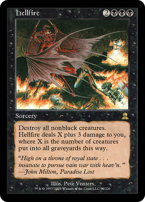Hellfire - Masters Edition III Rare Card