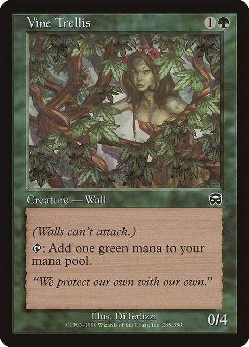 Vine Trellis - Mercadian Masques Common Card