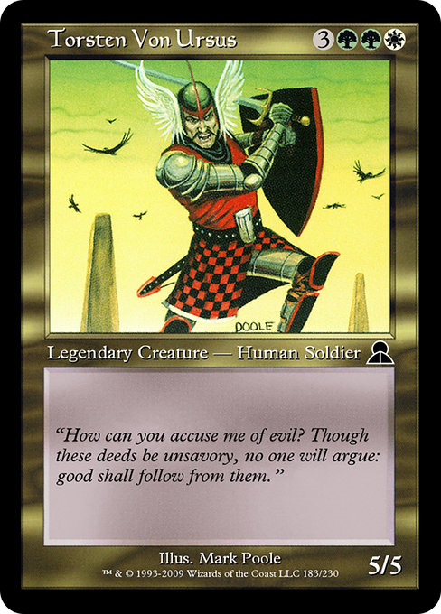Torsten Von Ursus - Masters Edition III Common Card