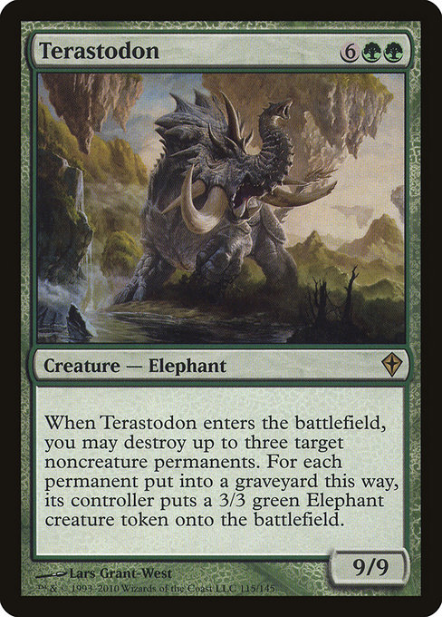 Terastodon - Worldwake Rare Card