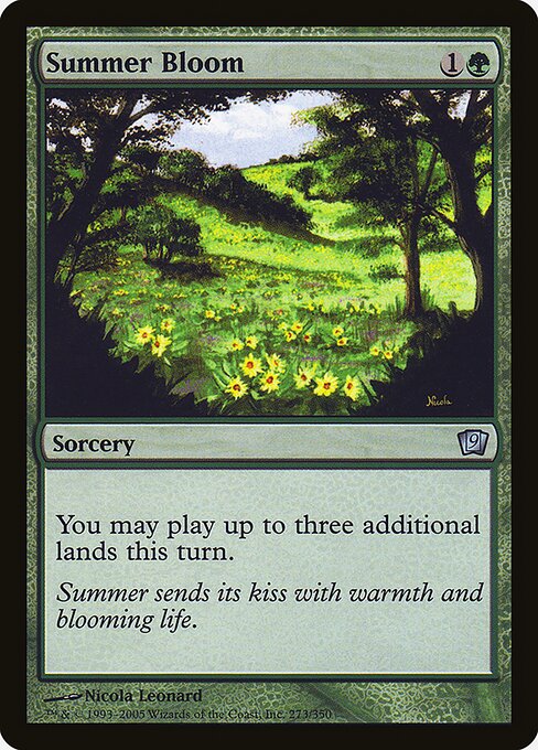 Summer Bloom - Ninth Edition Uncommon Card