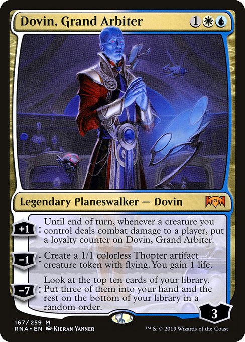 Dovin, Grand Arbiter - Ravnica Allegiance Mythic Card