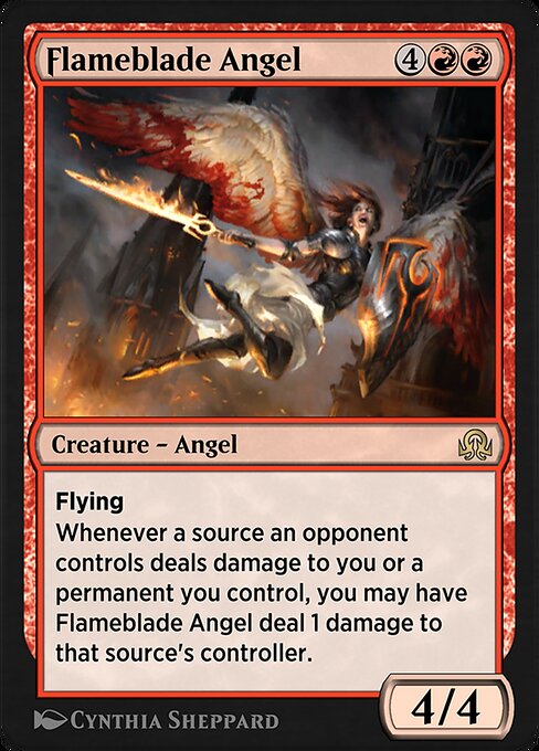 Flameblade Angel - Shadows over Innistrad Remastered Rare Card