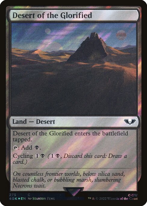 Desert of the Glorified - Warhammer 40,000 Commander Common Card