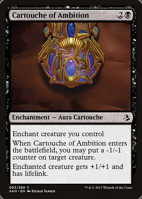 Cartouche of Ambition - Amonkhet Common Card