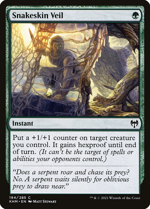 Snakeskin Veil - Kaldheim Common Card