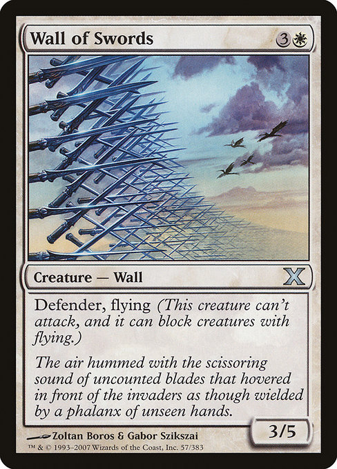 Wall of Swords - Tenth Edition Uncommon Card