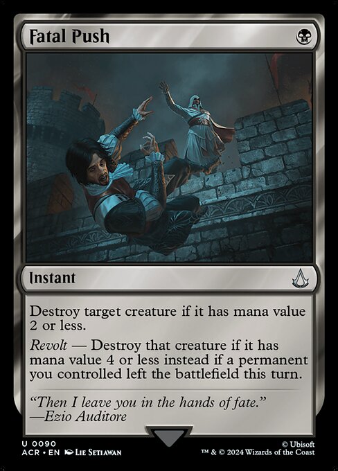 Fatal Push - Assassin's Creed Uncommon Card