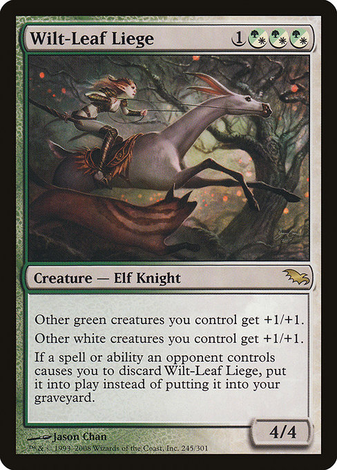 Wilt-Leaf Liege - Shadowmoor Rare Card