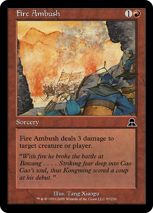 Fire Ambush - Masters Edition III Common Card