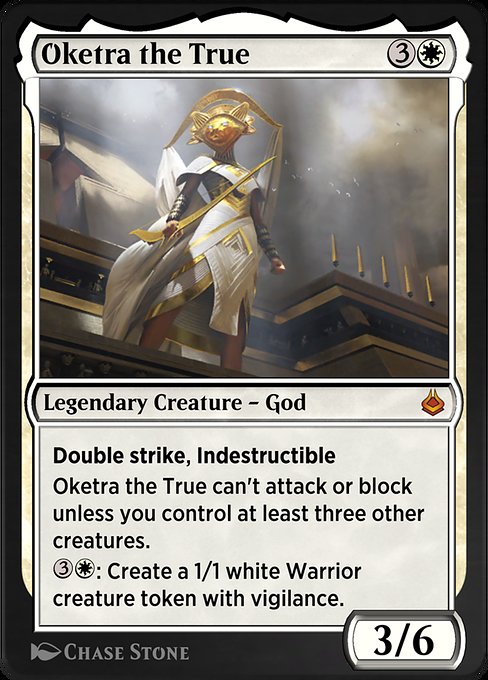 Oketra the True - Amonkhet Remastered Mythic Card