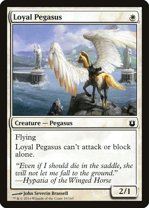 Loyal Pegasus - Born of the Gods Common Card
