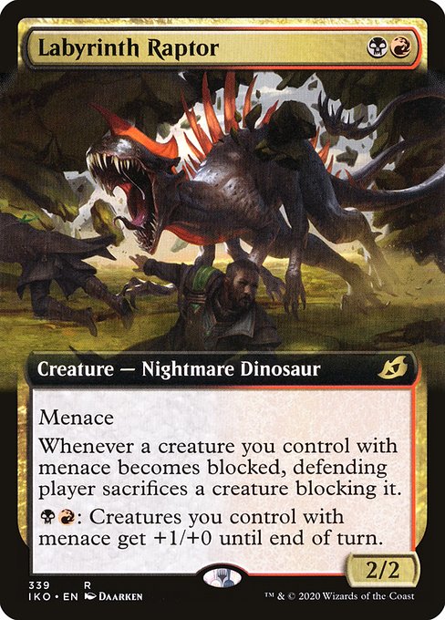 Labyrinth Raptor - Ikoria: Lair of Behemoths Rare Card