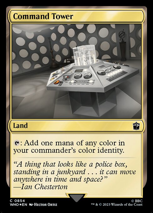 Command Tower - Doctor Who Common Card