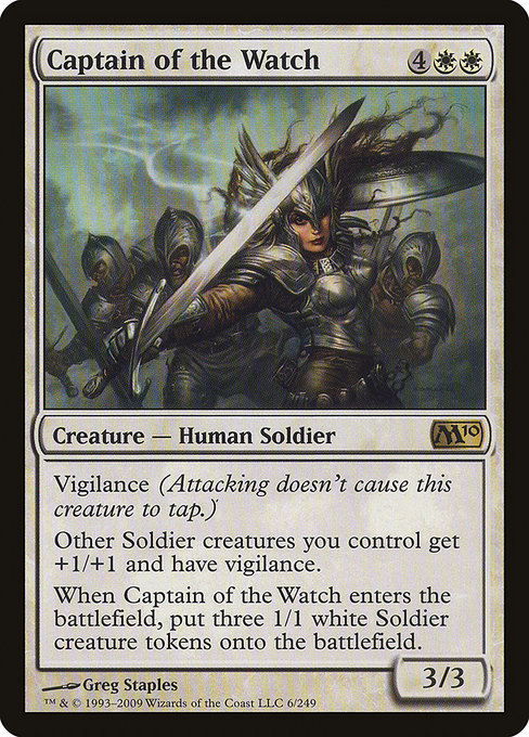 Captain of the Watch - Magic 2010 Rare Card