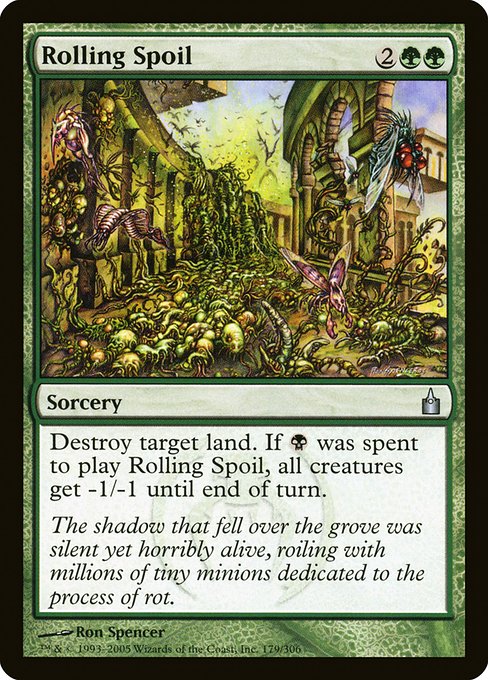 Rolling Spoil - Ravnica: City of Guilds Uncommon Card