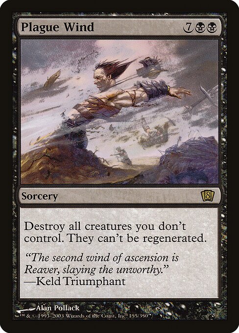 Plague Wind - Eighth Edition Rare Card