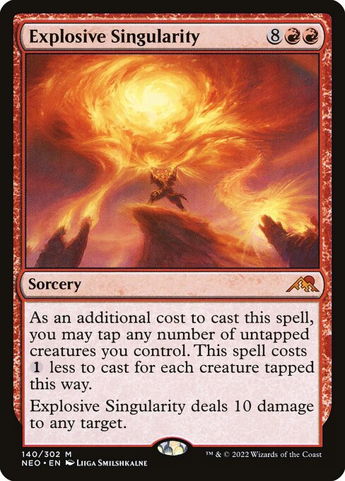 Explosive Singularity - Kamigawa: Neon Dynasty Mythic Card