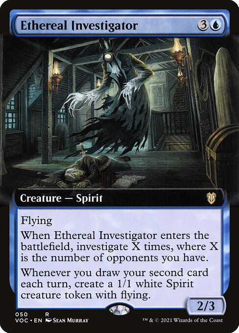 Ethereal Investigator - Crimson Vow Commander Rare Card