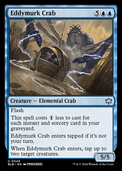 Eddymurk Crab - Bloomburrow Uncommon Card