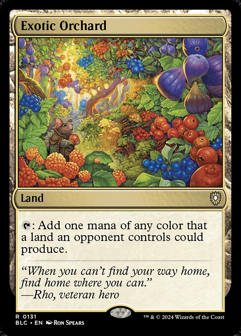 Exotic Orchard - Bloomburrow Commander Rare Card
