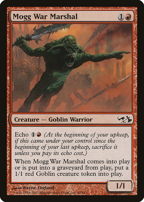 Mogg War Marshal - Duel Decks: Elves vs. Goblins Common Card