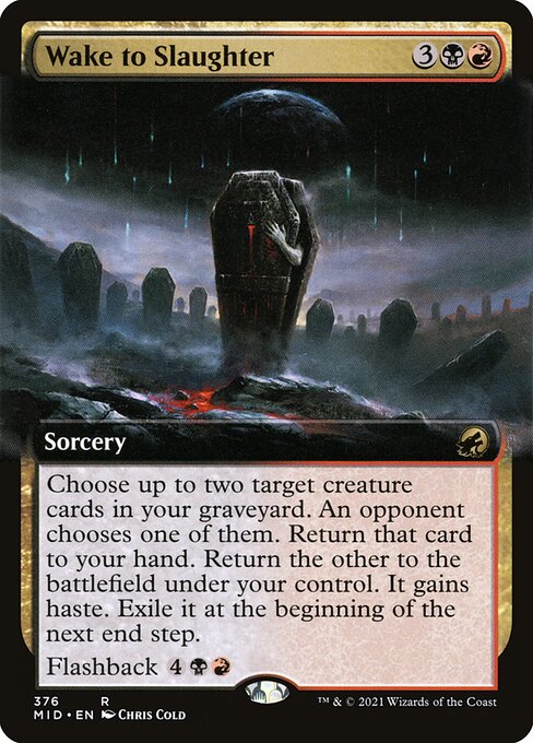 Wake to Slaughter - Innistrad: Midnight Hunt Rare Card
