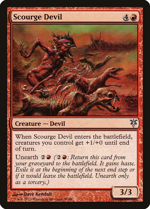 Scourge Devil - Duel Decks: Sorin vs. Tibalt Uncommon Card